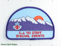 Click to enlarge CJ'93 Staff Special Events